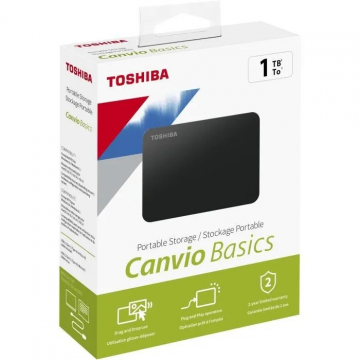 HDD EXTERNE 2.5" 1T Toshiba Canvio Basics 2022 Taxe sorecop incluse